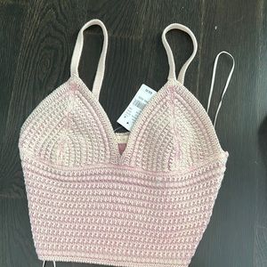 Crotchet top, Pacsun, small